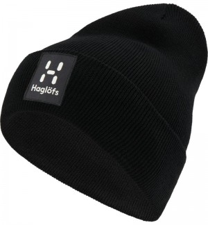 Men's Haglöfs Aze Beanie Beanies Black Canada | MC58-807