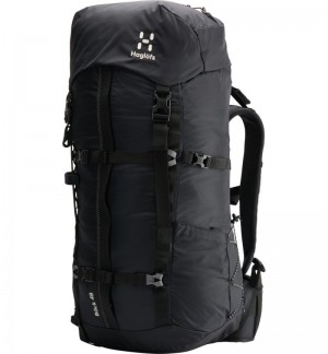 Men's Haglöfs Bäck 48 Hiking Backpacks Black Canada | RB94-630