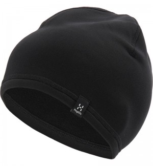 Men's Haglöfs Betula Beanie Beanies Black Canada | QV19-574