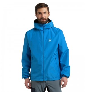 Men's Haglöfs Betula GTX Jacket Windbreaker Blue Canada | RS13-065