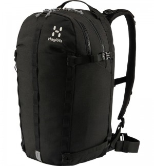 Men's Haglöfs Elation 30 Ski Backpacks & Climbing Backpacks Black Canada | XV65-360