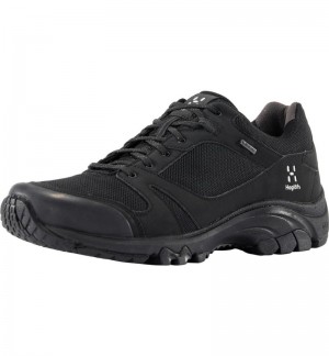 Men's Haglöfs Haglöfs Ridge Synthetic GTX Low Hiking Shoes Black Canada | WA03-931