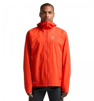 Men's Haglöfs Korp Proof Jacket Windbreaker Habanero Canada | HP34-902