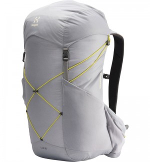 Men's Haglöfs L.I.M 35 Hiking Backpacks Concrete / Aurora Canada | VQ13-335