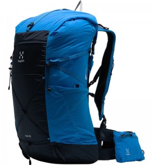 Men's Haglöfs L.I.M Airak 38 Hiking Backpacks Blue / Blue Canada | QZ70-495