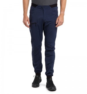 Men's Haglöfs L.I.M Fuse Pant Hiking Trousers Blue Canada | SS95-057