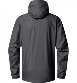 Men's Haglöfs L.I.M GTX II Jacket Windbreaker Magnetite Canada | UV54-547