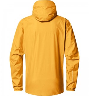 Men's Haglöfs L.I.M GTX II Jacket Windbreaker Yellow Canada | HR25-947