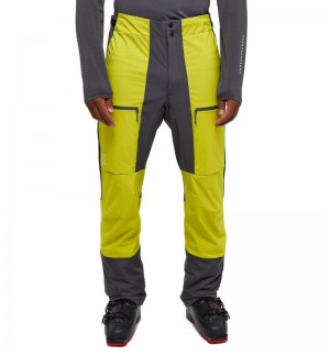 Men's Haglöfs L.I.M Hybrid Touring Pant Softshell Trousers Aurora / Magnetite Canada | QP84-074