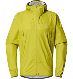 Men's Haglöfs L.I.M Proof Jacket Windbreaker Aurora Canada | ID89-792