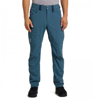 Men's Haglöfs Mid Standard Pant Hiking Trousers Dark Ocean Canada | NQ81-098