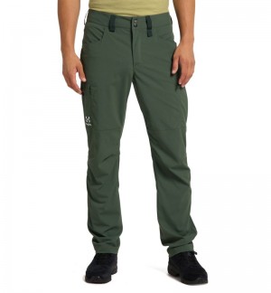 Men's Haglöfs Mid Standard Pant Hiking Trousers Green Canada | FT05-505