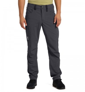 Men's Haglöfs Mid Standard Pant Hiking Trousers Magnetite Canada | UT62-782