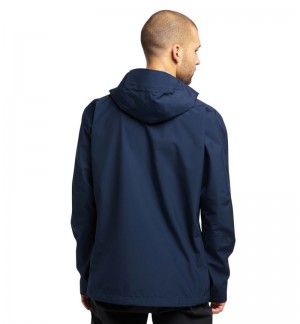 Men's Haglöfs Roc GTX Jacket Windbreaker Blue Canada | YJ18-134