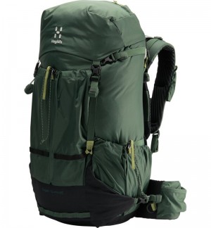 Men's Haglöfs Rugged Mountain 60 Hiking Backpacks Green / Black Canada | NK24-333