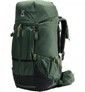 Men's Haglöfs Rugged Mountain Q 75 Backpacks Green / Black Canada | PG97-853