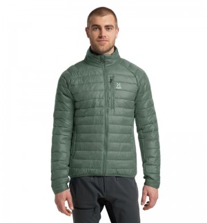 Men's Haglöfs Spire Mimic Jacket Insulated Jackets Green Canada | EY68-586