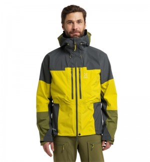 Men's Haglöfs Spitz GTX Pro Jacket Windbreaker Aurora / Magnetite Canada | OX79-500