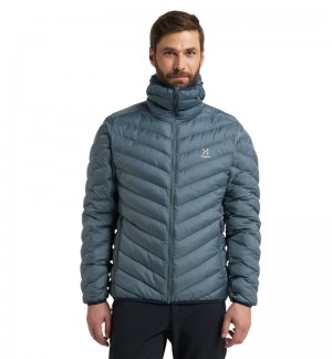 Men's Haglöfs Särna Mimic Hood Insulated Jackets Blue Canada | LR10-845