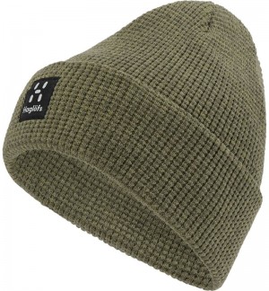 Men's Haglöfs Thermal Beanie Beanies Olive Green / Green Canada | AZ41-405