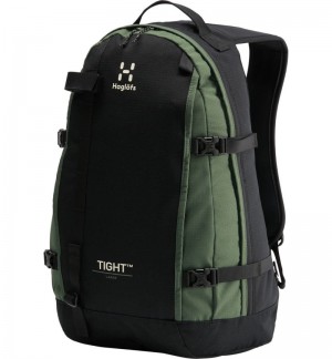 Men's Haglöfs Tight Large Daypacks & Laptop Backpacks Black / Green Canada | SM93-147