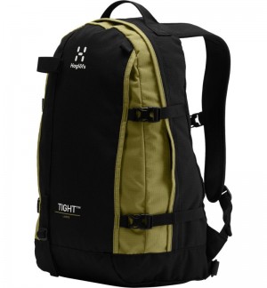 Men's Haglöfs Tight Large Daypacks & Laptop Backpacks Black / Olive Green Canada | AY58-776