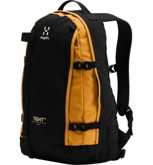 Men's Haglöfs Tight Large Daypacks & Laptop Backpacks Black / Yellow Canada | RH40-360