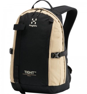 Men's Haglöfs Tight Small Daypacks & Laptop Backpacks Black / Beige Canada | GP01-490