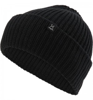 Men's Haglöfs Top Out Beanie Beanies Black Canada | VN26-136