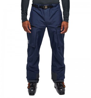 Men's Haglöfs Vassi GTX Pant Waterproof Trousers Blue Canada | HB69-130