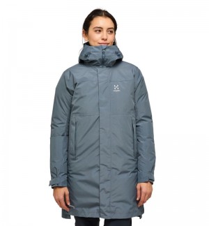 Women's Haglöfs Asp 3-in-1 GTX Parka Windbreaker Blue / Blue Canada | AJ32-358