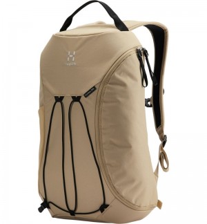 Women's Haglöfs Corker 20 Daypacks & Laptop Backpacks Beige Canada | IU37-256