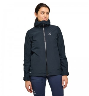 Women's Haglöfs Finch Proof Jacket Windbreaker Black Canada | BP49-517