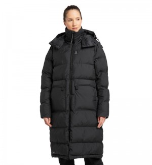 Women's Haglöfs Furudal Mimic Parka Insulated Jackets Black Canada | YN23-320