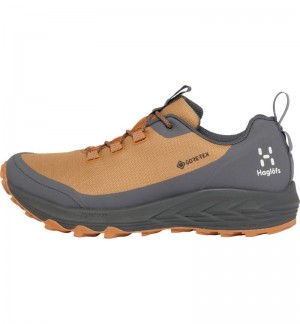 Women's Haglöfs Haglöfs L.I.M FH GTX Low Hiking Shoes Golden Brown / Magnetite Canada | WM56-307