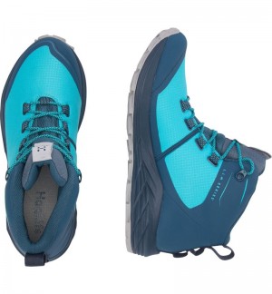 Women's Haglöfs Haglöfs L.I.M FH GTX Mid Hiking Shoes Blue Canada | GJ80-839