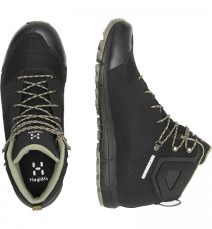 Women's Haglöfs Haglöfs L.I.M Proof Mid Hiking Shoes Black Canada | TY28-205