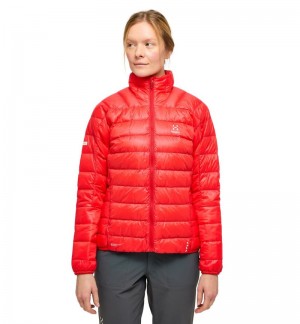 Women's Haglöfs L.I.M Down Jacket Insulated Jackets Red Canada | MY64-777