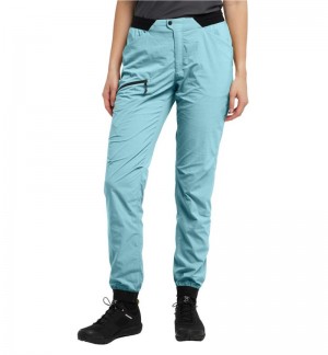 Women's Haglöfs L.I.M Fuse Pant Hiking Trousers Green Blue Canada | CI15-635