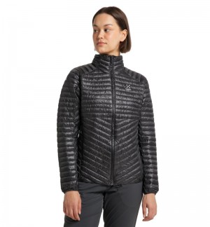 Women's Haglöfs L.I.M Mimic Jacket Insulated Jackets Magnetite Canada | ET64-317