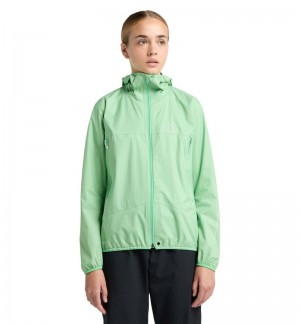 Women's Haglöfs L.I.M Proof Jacket Windbreaker Mint Canada | CC97-114