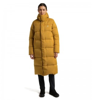 Women's Haglöfs Long Down Parka Insulated Jackets Autumn Leaves Canada | XC32-785