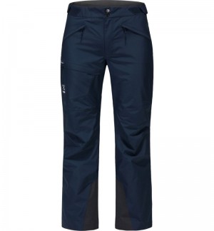 Women's Haglöfs Lumi Form Pant Waterproof Trousers Blue Canada | GC52-217