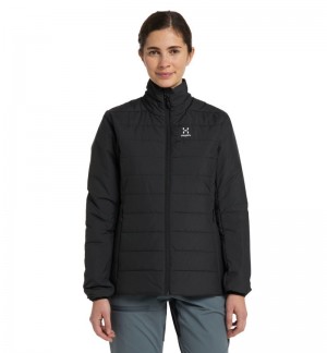 Women's Haglöfs Mimic Silver Jacket Insulated Jackets Black Canada | JE68-950