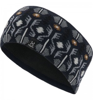 Women's Haglöfs Mountain Jaquard Headband Headband Blue Canada | MN75-595