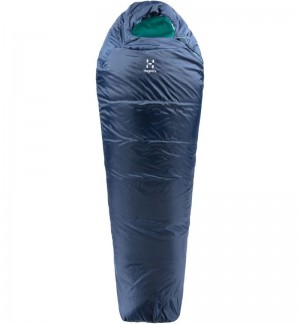 Women's Haglöfs Musca -1 Sleeping Bags Deep Blue / Mint Canada | QG99-274