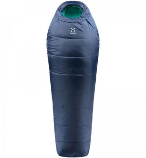 Women's Haglöfs Musca -26 Sleeping Bags Deep Blue / Mint Canada | SE68-026