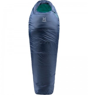 Women's Haglöfs Musca -5 Sleeping Bags Deep Blue / Mint Canada | EU89-156