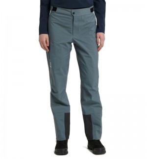 Women's Haglöfs ROC GTX Pant Waterproof Trousers Blue Canada | AP37-843