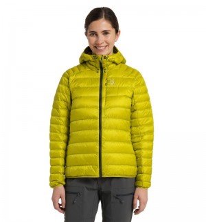 Women's Haglöfs Roc Down Hood Insulated Jackets Aurora Canada | OU53-078